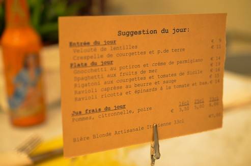 Tn Il Pastificio Menu Tn Il Pastificio Menu