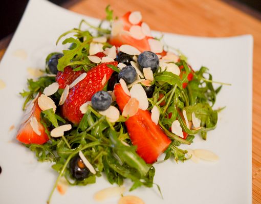 Salade Fraises Roquette 4 Salade Fraises Roquette 4