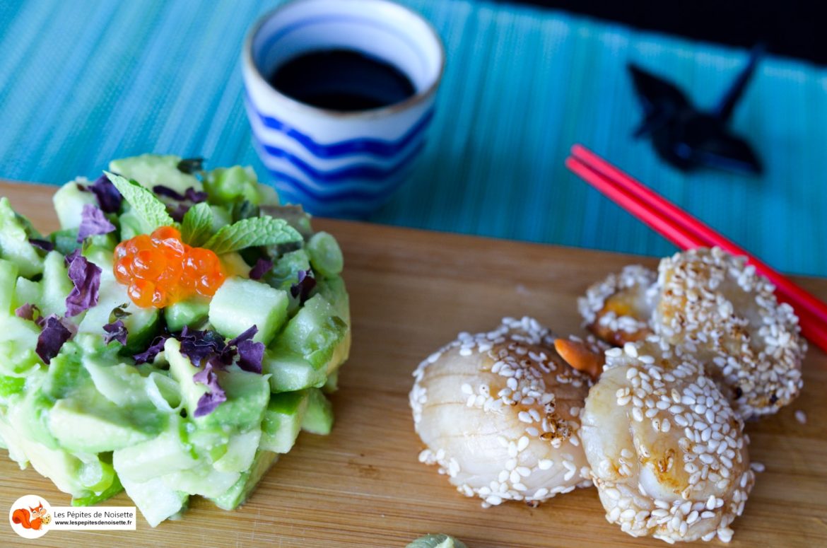 Pomme Verte Wasabi Saint Jacques 5 Pomme Verte Wasabi Saint Jacques 5