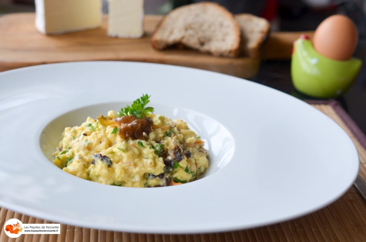 Oeufs Brouillés Chaource Chanterelles 6 Oeufs Brouillés Chaource Chanterelles 6