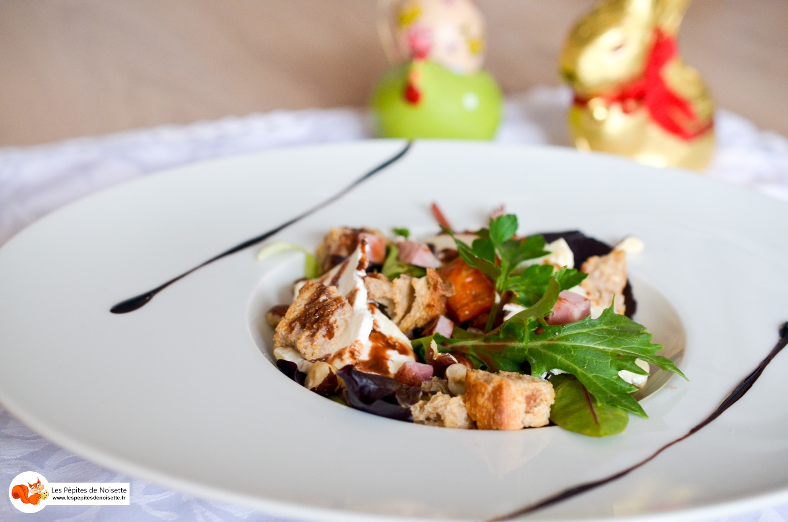 Salade Chabichou Chocolat Noisette (7 Sur 7) Salade Chabichou Chocolat Noisette (7 Sur 7)