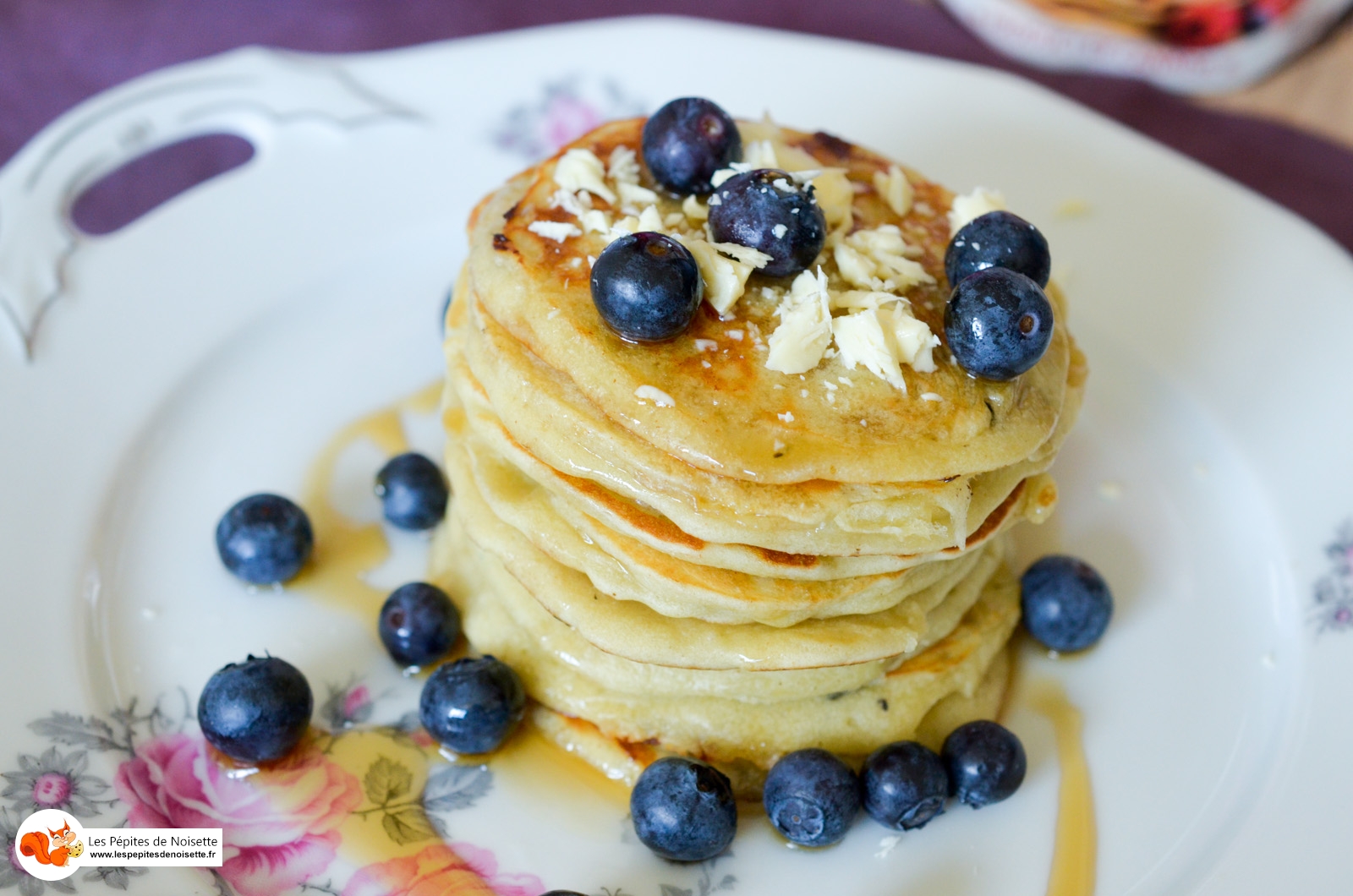 Pancake Chocolat Blanc Myrtilles Quai Sud (6 Sur 6) Pancake Chocolat Blanc Myrtilles Quai Sud (6 Sur 6)