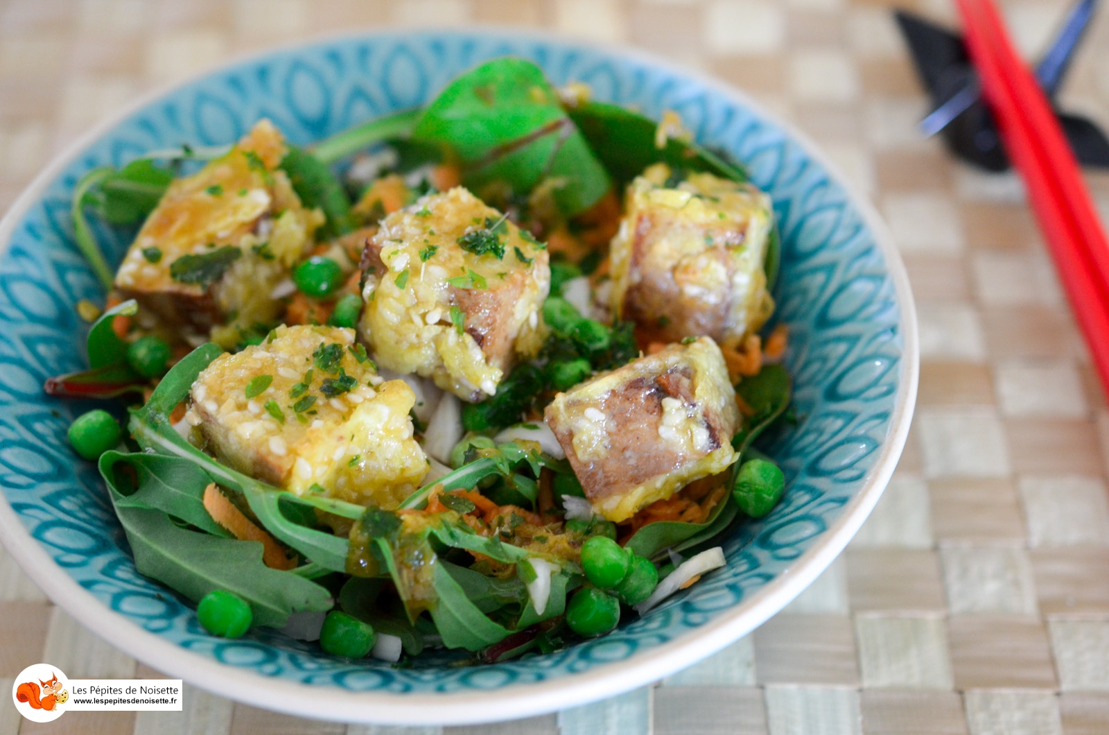 Salade Tofu Fumé Sirop érable (6 Sur 9) Salade Tofu Fumé Sirop érable (6 Sur 9)