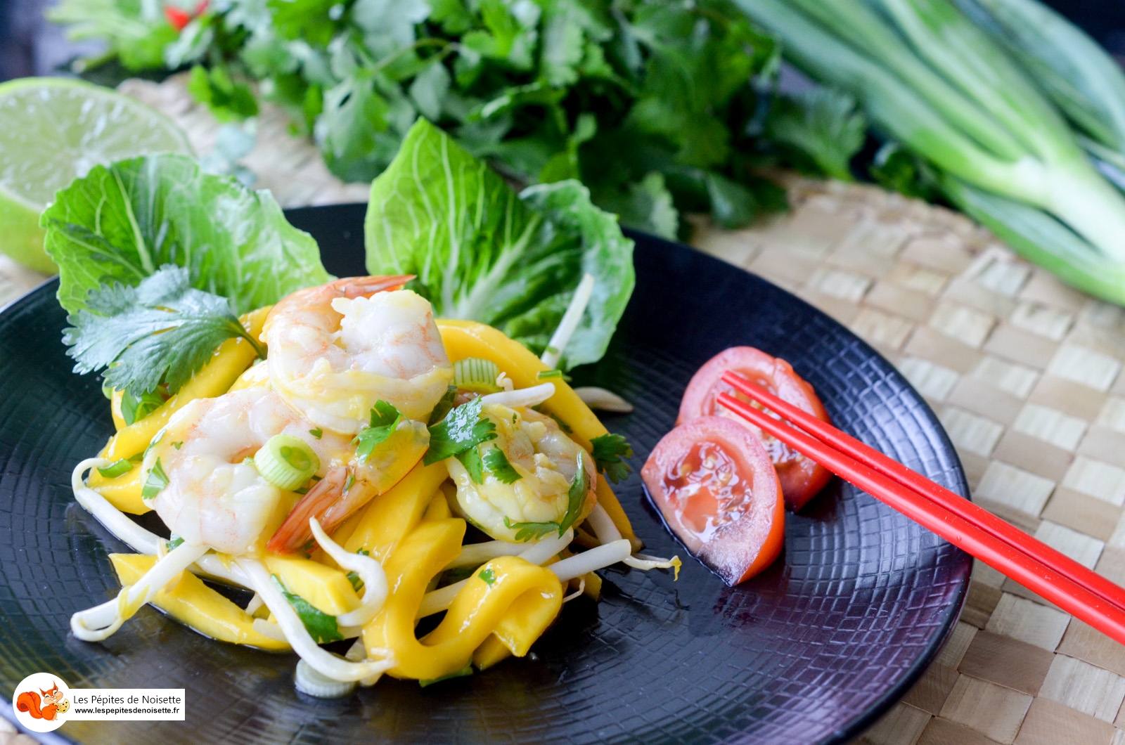 Salade Crevettes Mangue Thai (4 Sur 7) Salade Crevettes Mangue Thai (4 Sur 7)