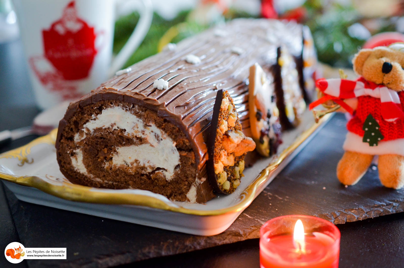 Buche Chocolat Praliné Noel 2015 (12 Sur 17) Buche Chocolat Praliné Noel 2015 (12 Sur 17)
