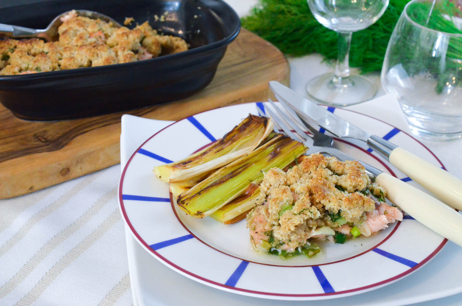 Crumble Saumon Avoine Poireaux (7 Sur 11) Crumble Saumon Avoine Poireaux (7 Sur 11)