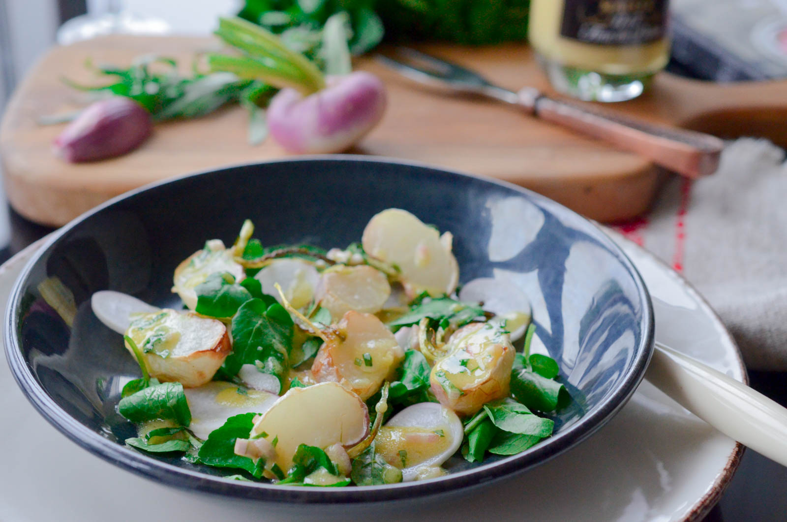 Salade Navets Cresson Estragon (5 Sur 8) Salade Navets Cresson Estragon (5 Sur 8)