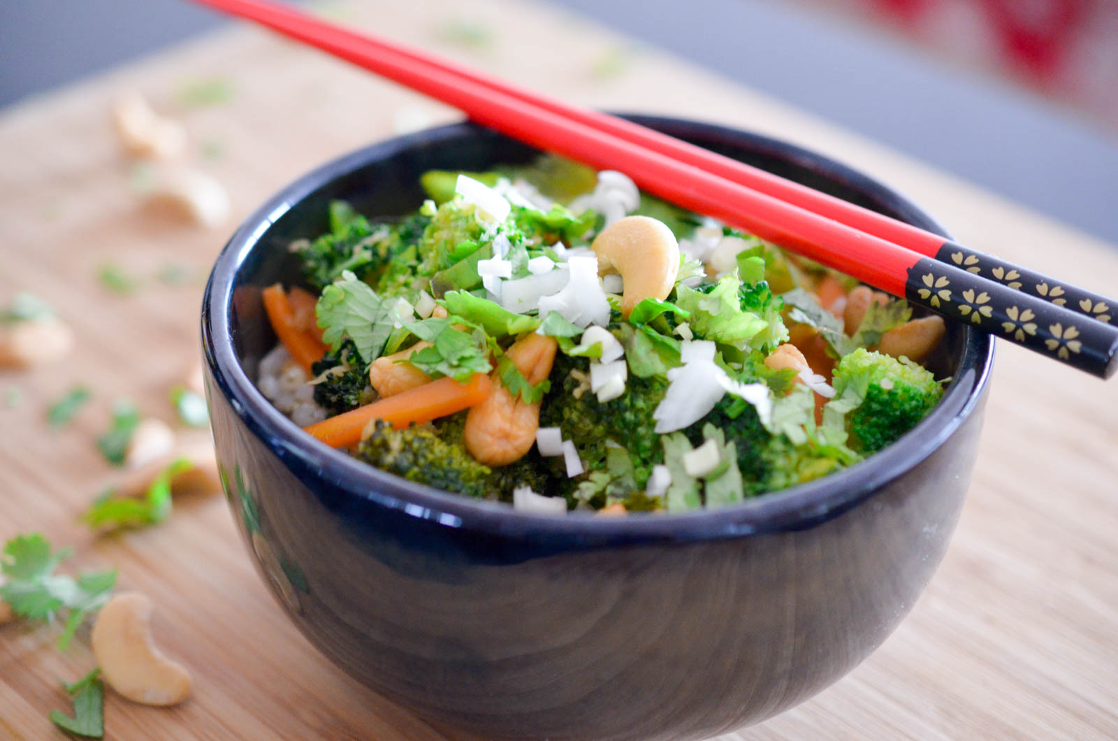 Stir Fry Brocolis Noix Cajou Riz Brun (10 Sur 10) Stir Fry Brocolis Noix Cajou Riz Brun (10 Sur 10)