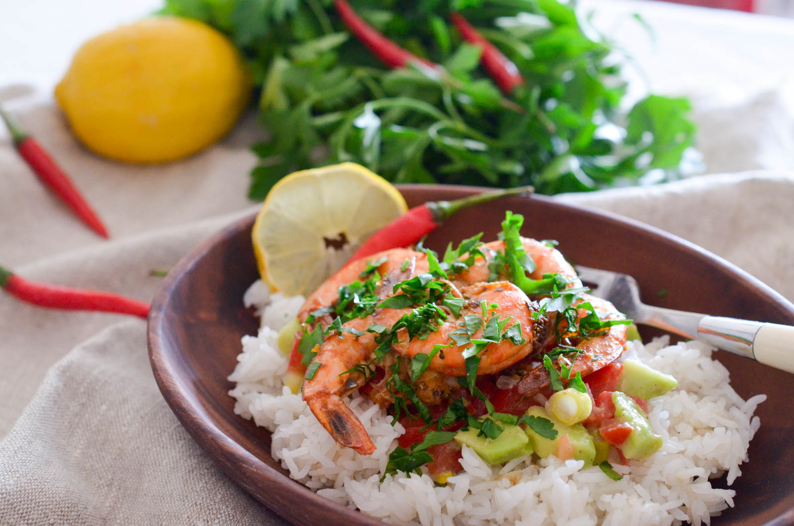Crevettes Nouvelle Orléans Riz Salsa Tomate Avocat (6 Sur 7) Crevettes Nouvelle Orléans Riz Salsa Tomate Avocat (6 Sur 7)