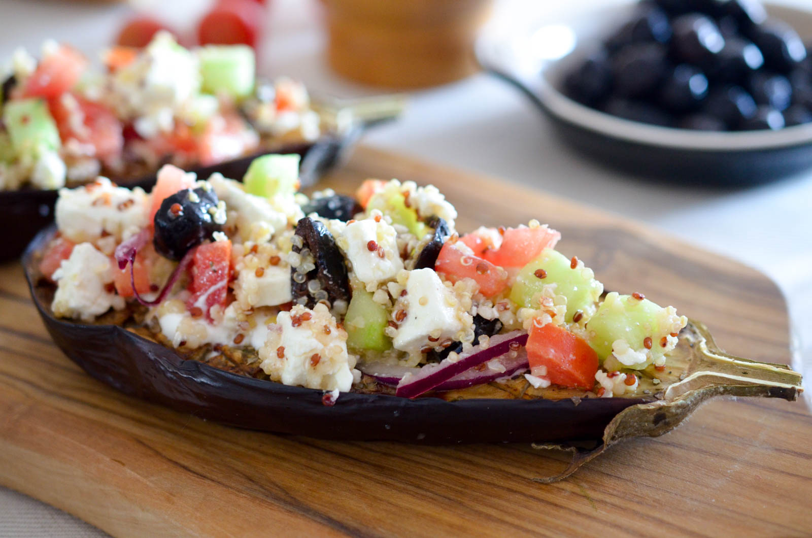 Salade Grecque Aubergine (8 Sur 8) Salade Grecque Aubergine (8 Sur 8)