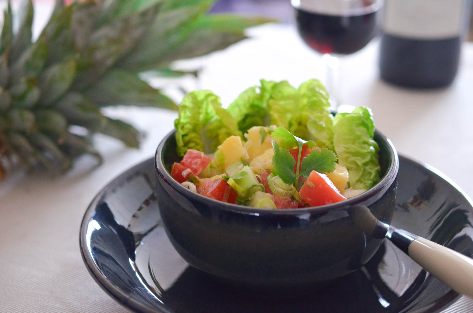 Salade Tahitienne Ananas Végétarien (8 Sur 8) Salade Tahitienne Ananas Végétarien (8 Sur 8)