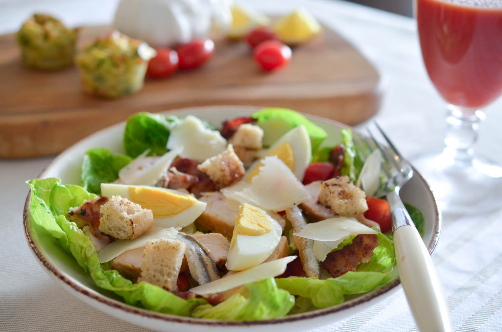 Salade Caesar Poulet (8 Sur 8) Salade Caesar Poulet (8 Sur 8)