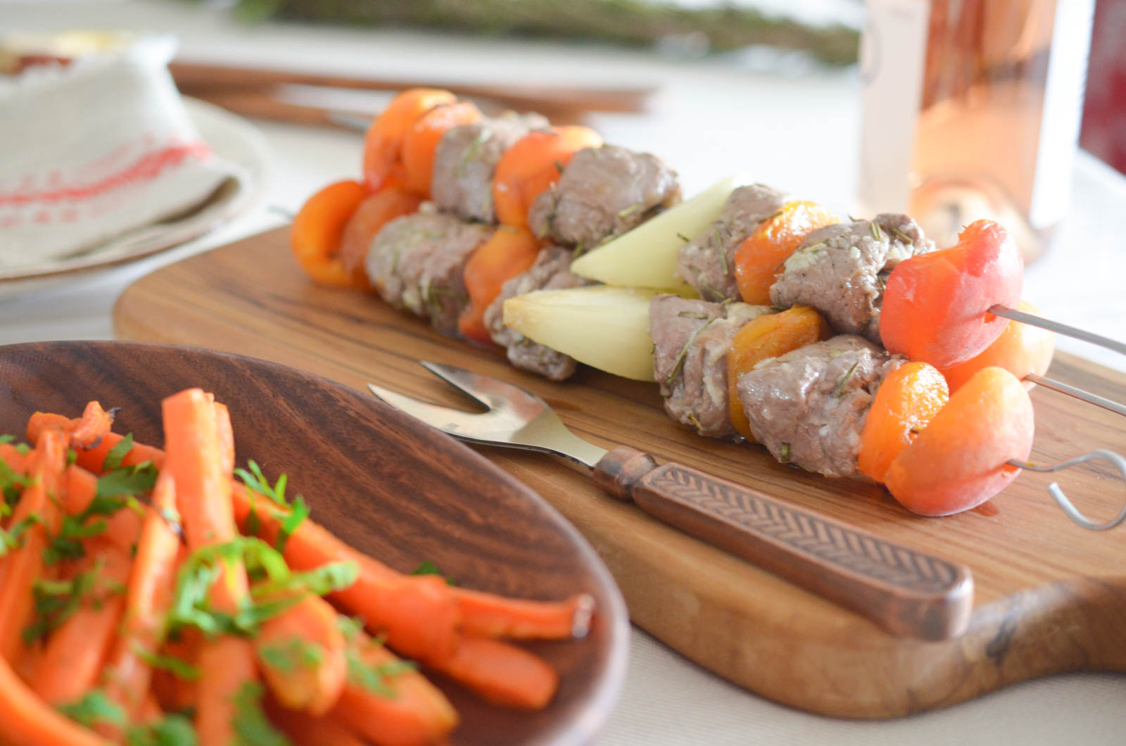 Brochette Agneau Abricot Romarin (9 Sur 9) Brochette Agneau Abricot Romarin (9 Sur 9)