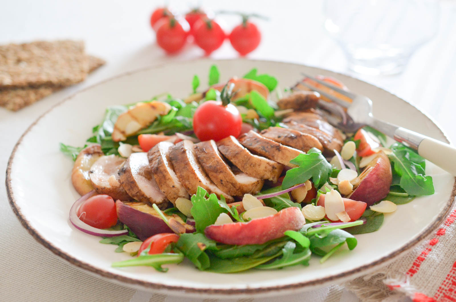 Salade Poulet Pêche Balsamique (8 Sur 10) Salade Poulet Pêche Balsamique (8 Sur 10)