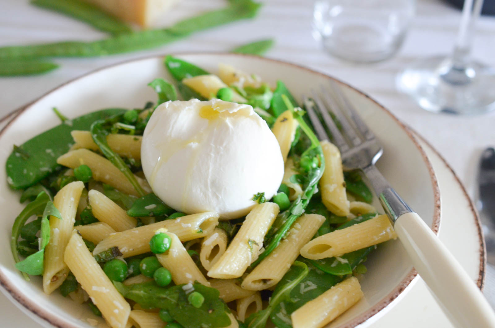 Salade Pâtes Vert Burrata (5 Sur 7) Salade Pâtes Vert Burrata (5 Sur 7)