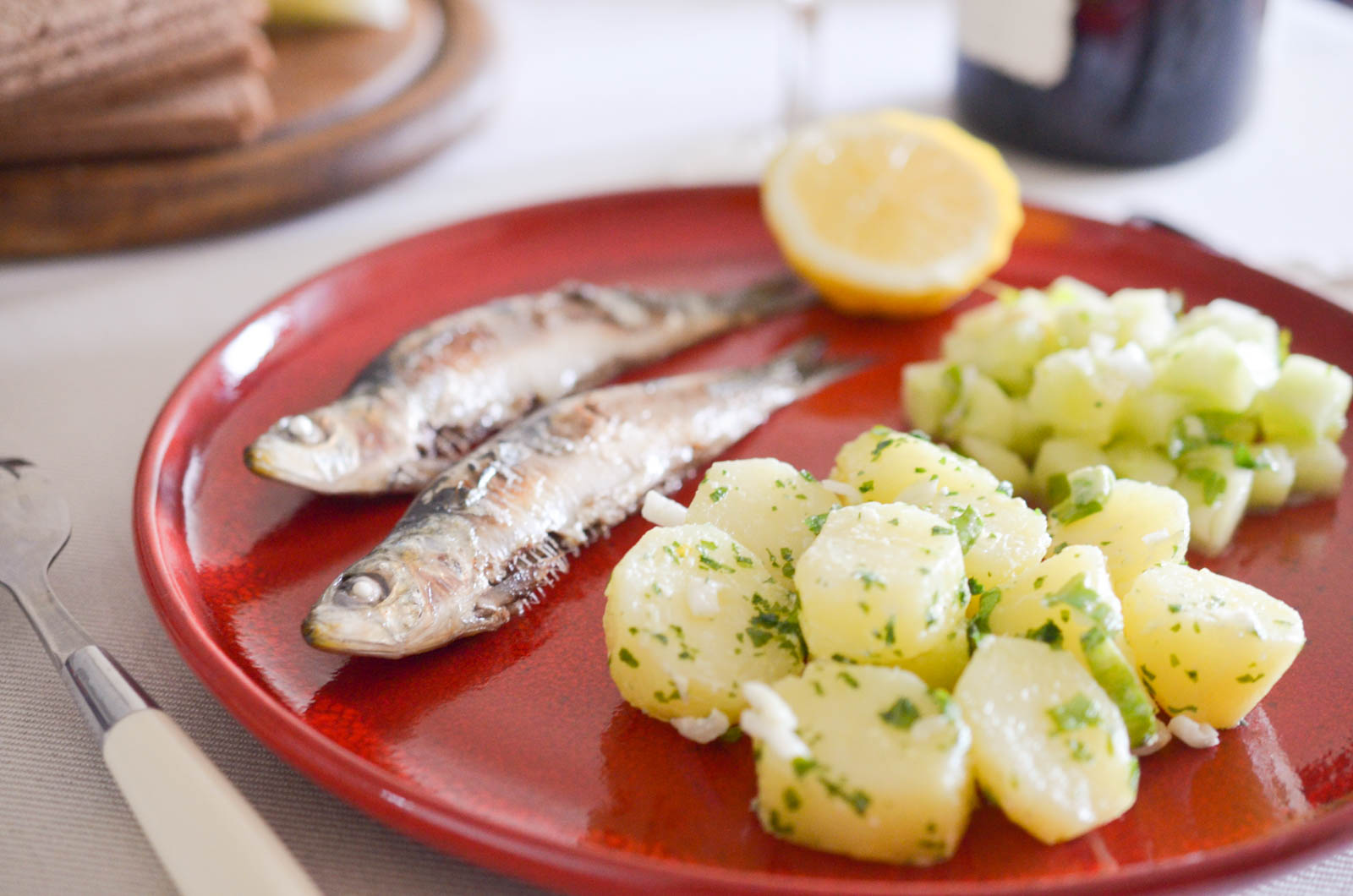 Sardines Grillées Pommes De Terre Ail Concombre (6 Sur 7) Sardines Grillées Pommes De Terre Ail Concombre (6 Sur 7)