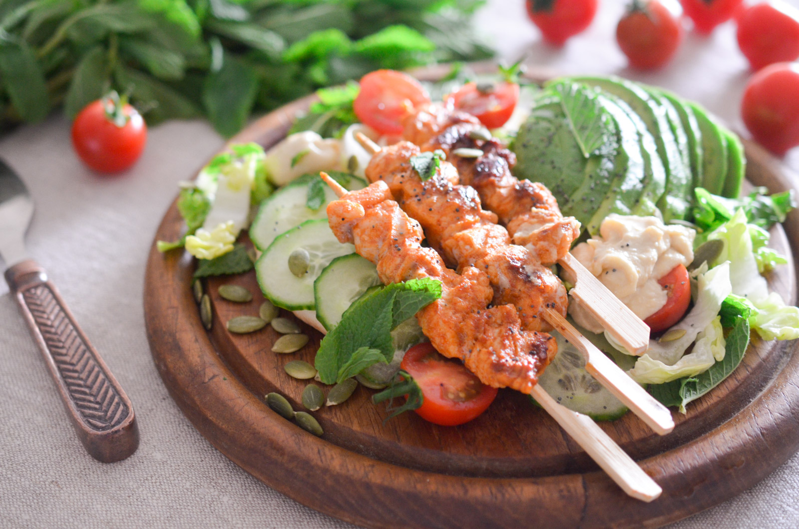 Brochettes Poulet Shawarma (3 Sur 5) Brochettes Poulet Shawarma (3 Sur 5)