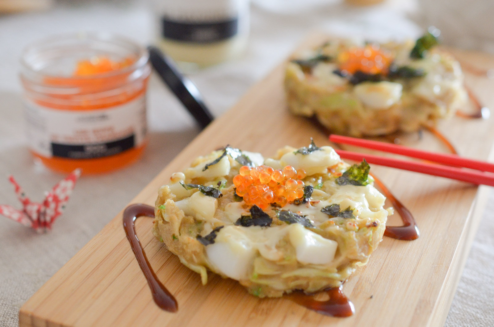 Okonomiyaki Calamars Oeuf Truite (3 Sur 9) Okonomiyaki Calamars Oeuf Truite (3 Sur 9)