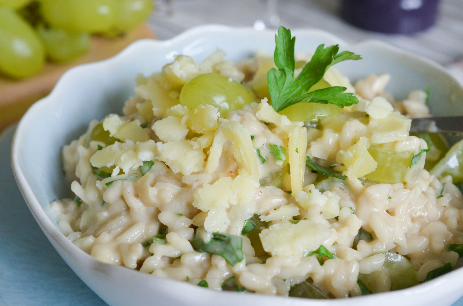 Risotto Cantal Raisins Frais (9 Sur 13) Risotto Cantal Raisins Frais (9 Sur 13)