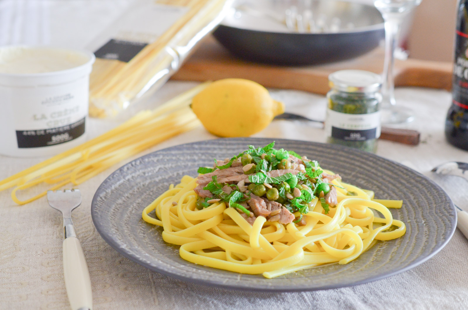 Veau Porto Linguine Citron (2 Sur 8) Veau Porto Linguine Citron (2 Sur 8)