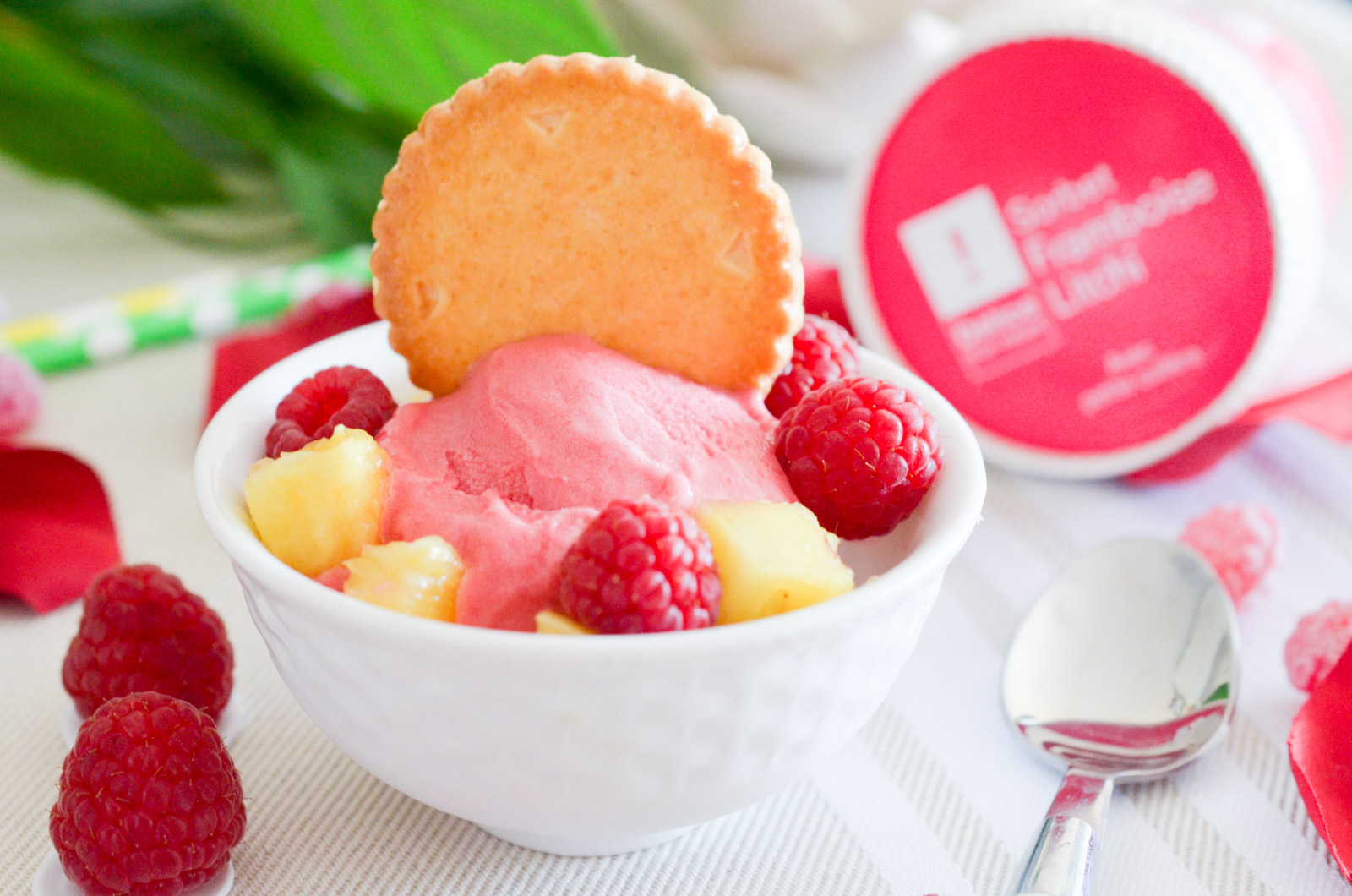 Coupe Glace Framboise Litchi Citron Vert Picard (2 Sur 2) Coupe Glace Framboise Litchi Citron Vert Picard (2 Sur 2)