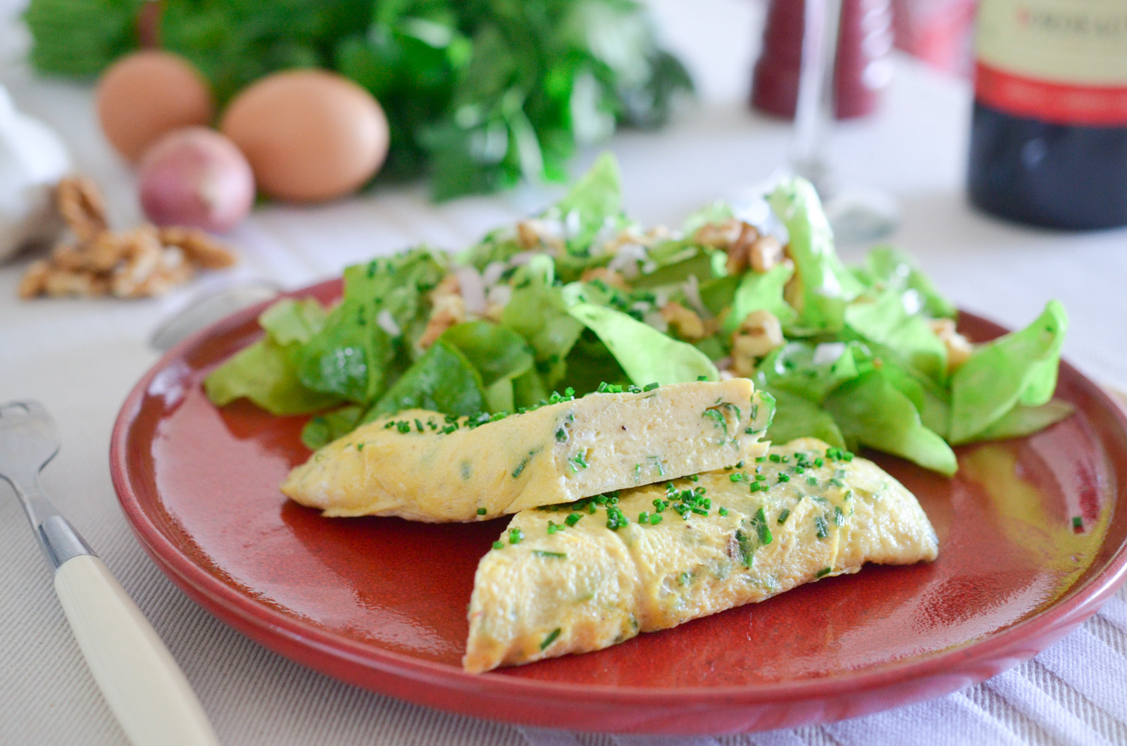 Omelette Roulee Herbes 7 Sur 9 Omelette Roulee Herbes 7 Sur 9