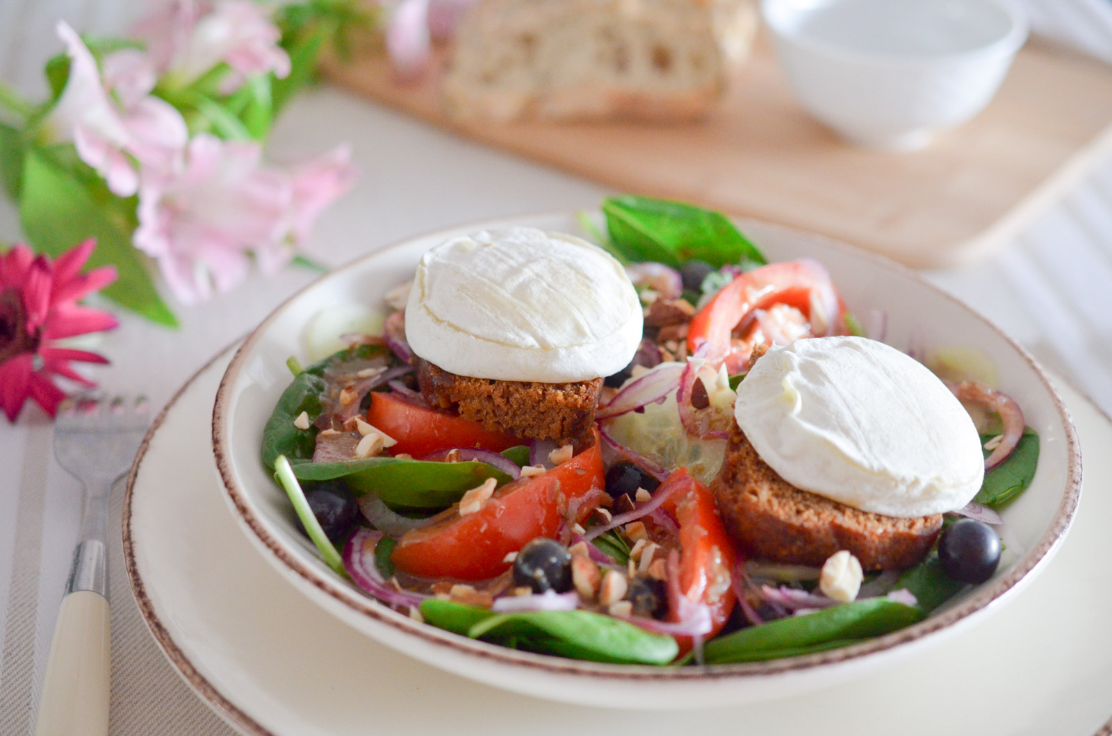 Salade Tartine Chevre Raisins 1 Sur 7 Salade Tartine Chevre Raisins 1 Sur 7