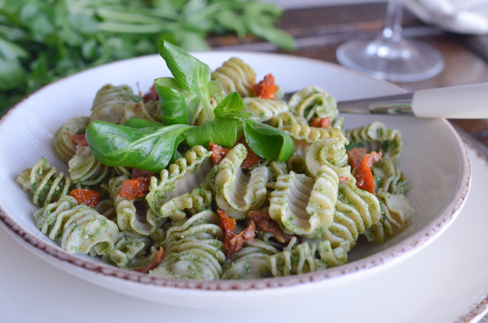Pates Pesto Mache Radiatori 1 Sur 5 Pates Pesto Mache Radiatori 1 Sur 5