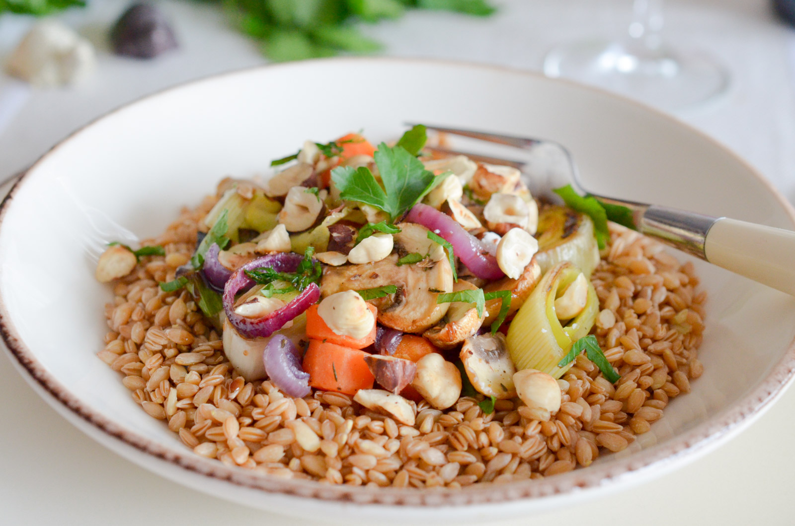 Epeautre Legumes Grilles Noisette Orange Balsamique (1 Sur 5) Epeautre Legumes Grilles Noisette Orange Balsamique (1 Sur 5)