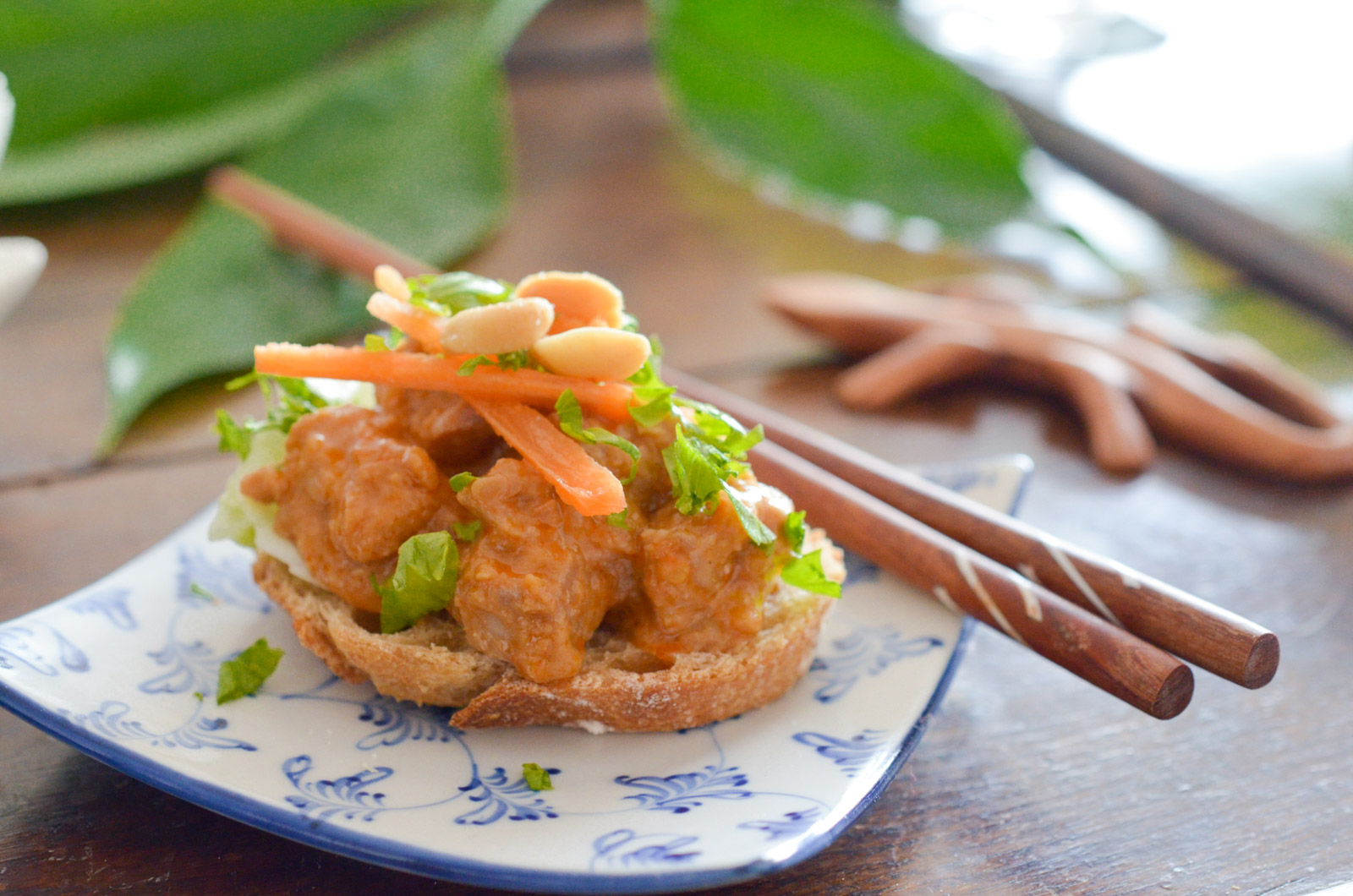 Tartine Thailande Satay (2 Sur 4) Tartine Thailande Satay (2 Sur 4)
