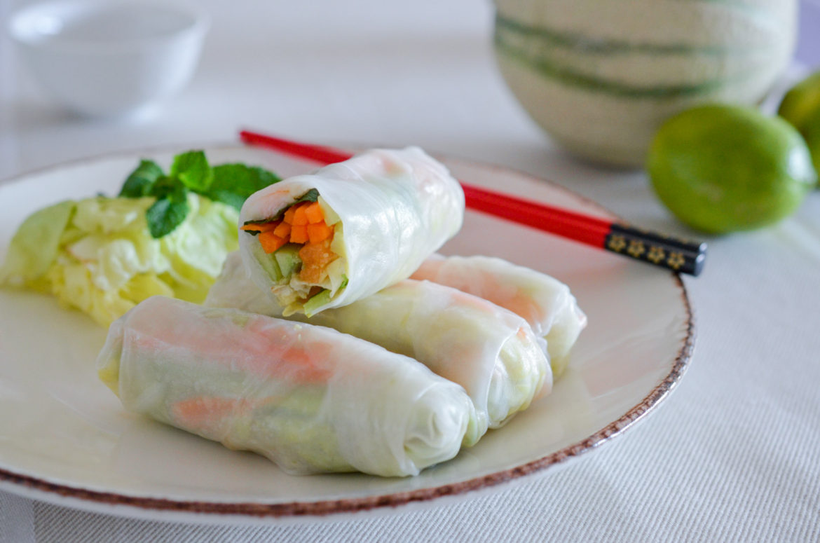 Rouleaux Printemps Melon (2 Sur 2) Rouleaux Printemps Melon (2 Sur 2)