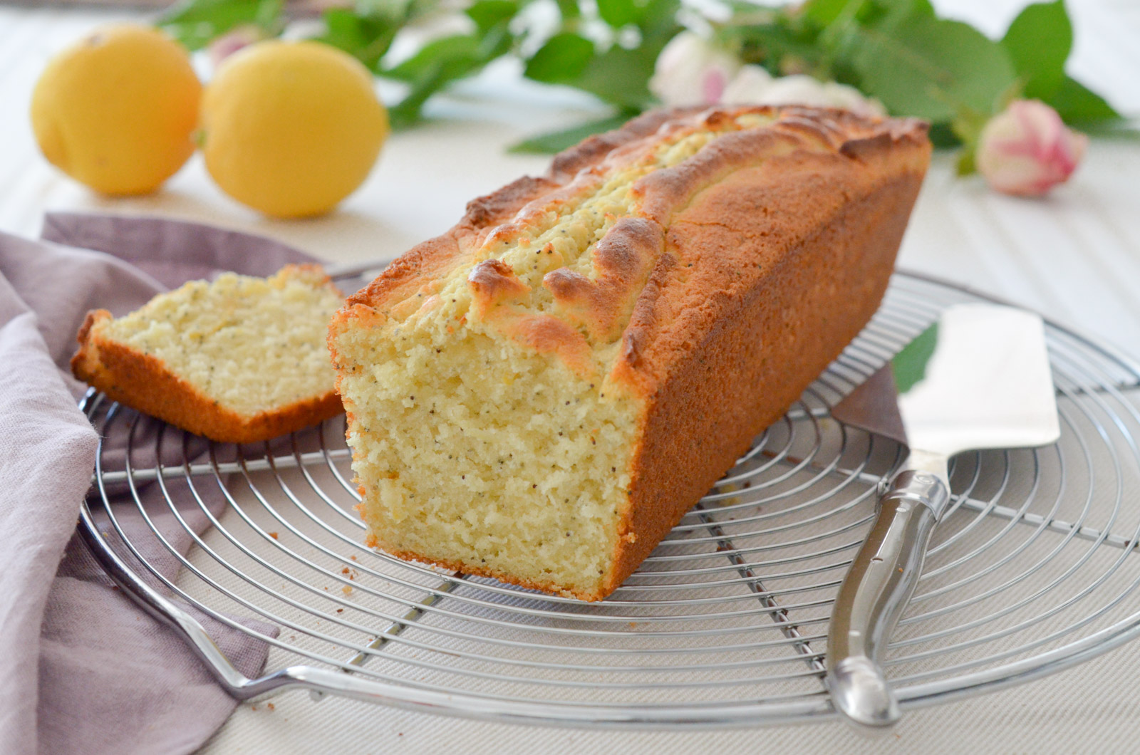 Cake Citron Pavot Moelleux (1 Sur 6) Cake Citron Pavot Moelleux (1 Sur 6)