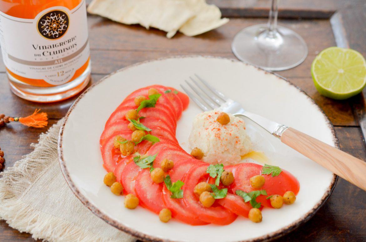 Carpaccio Tomates Houmous Vinaigre Ail (4 Sur 9) Carpaccio Tomates Houmous Vinaigre Ail (4 Sur 9)