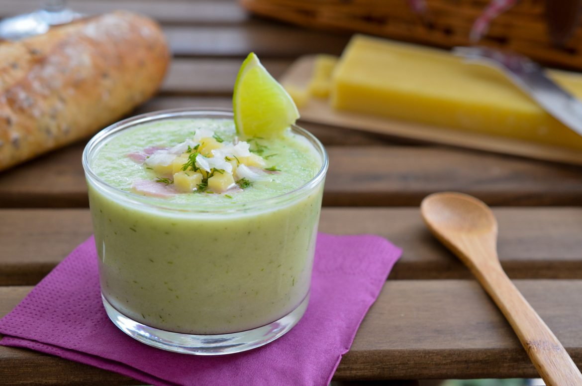 Gaspacho Concombre Jambon Grand Basque (1 Sur 7) Gaspacho Concombre Jambon Grand Basque (1 Sur 7)