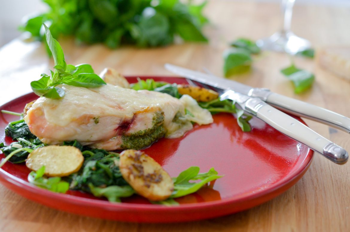 Poulet Pesto Noix (4 Sur 4) Poulet Pesto Noix (4 Sur 4)