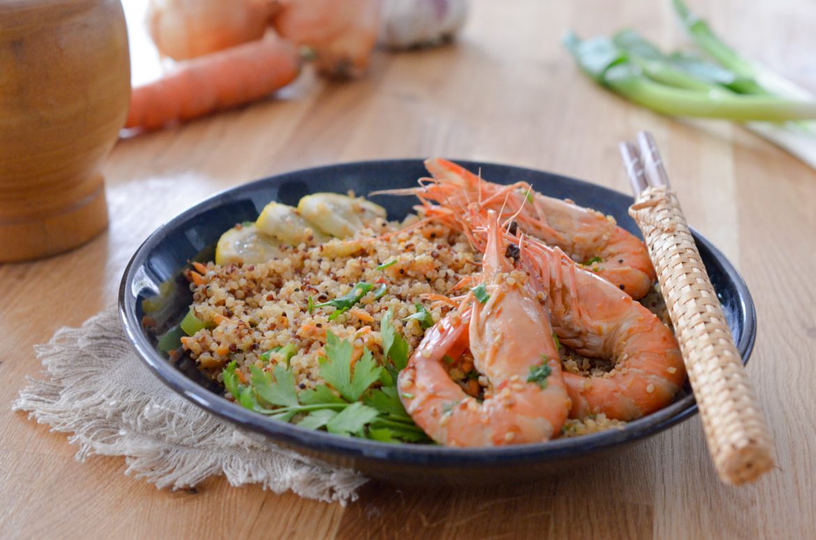 Quinoa Saute Crevettes (3 Sur 9) Quinoa Saute Crevettes (3 Sur 9)