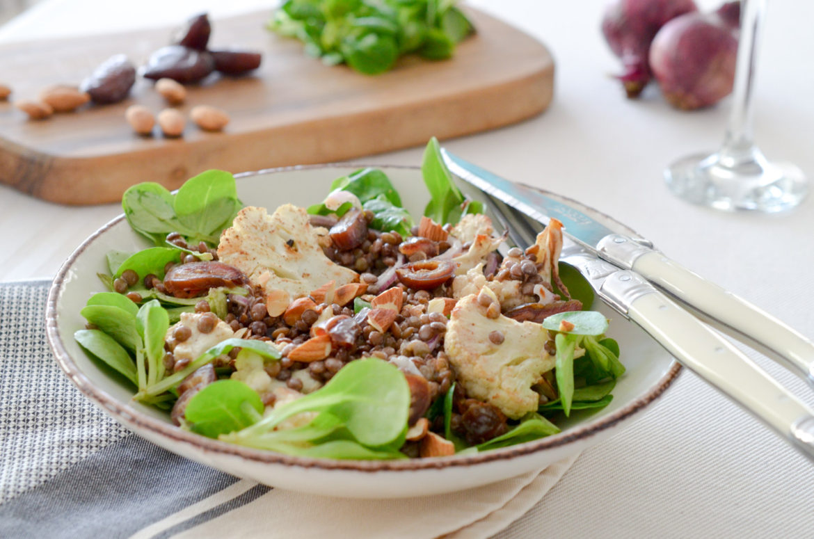 Salade Lentilles Choufleur Oriental (10 Sur 10) Salade Lentilles Choufleur Oriental (10 Sur 10)