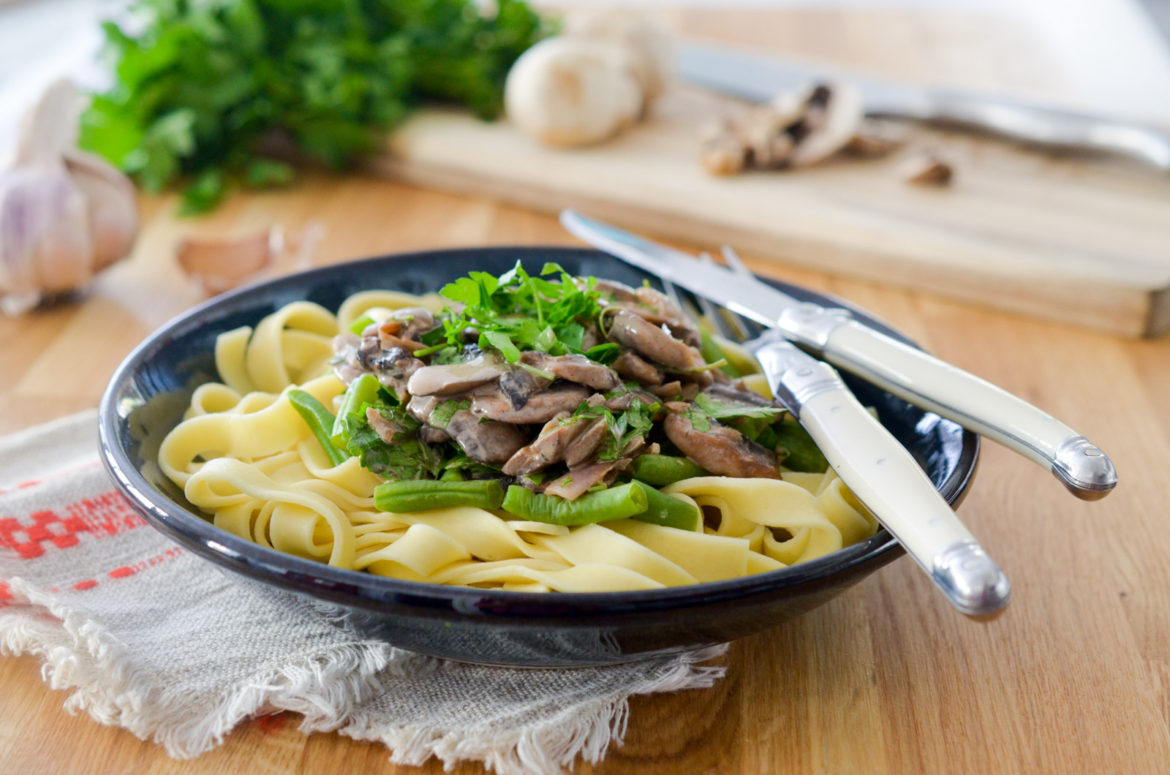 Tagliatelles Strogonoff Champignons (2 Sur 7) Tagliatelles Strogonoff Champignons (2 Sur 7)