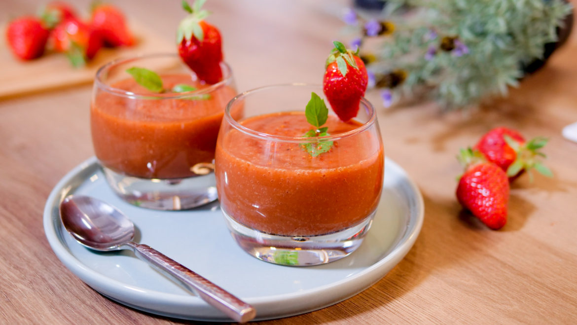 Gaspacho Fraise Tomate (2 Sur 4) Gaspacho Fraise Tomate (2 Sur 4)