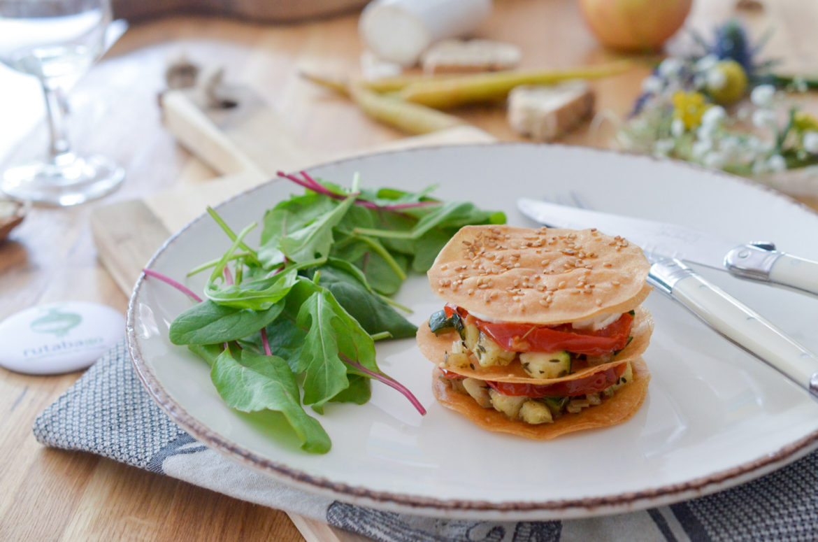 Millefeuille Chevre Courgette Tomate (5 Sur 10) Millefeuille Chevre Courgette Tomate (5 Sur 10)