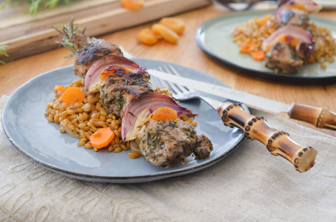 Brochettes Mignon Porc Abricot Romarin 7 Brochettes Mignon Porc Abricot Romarin 7