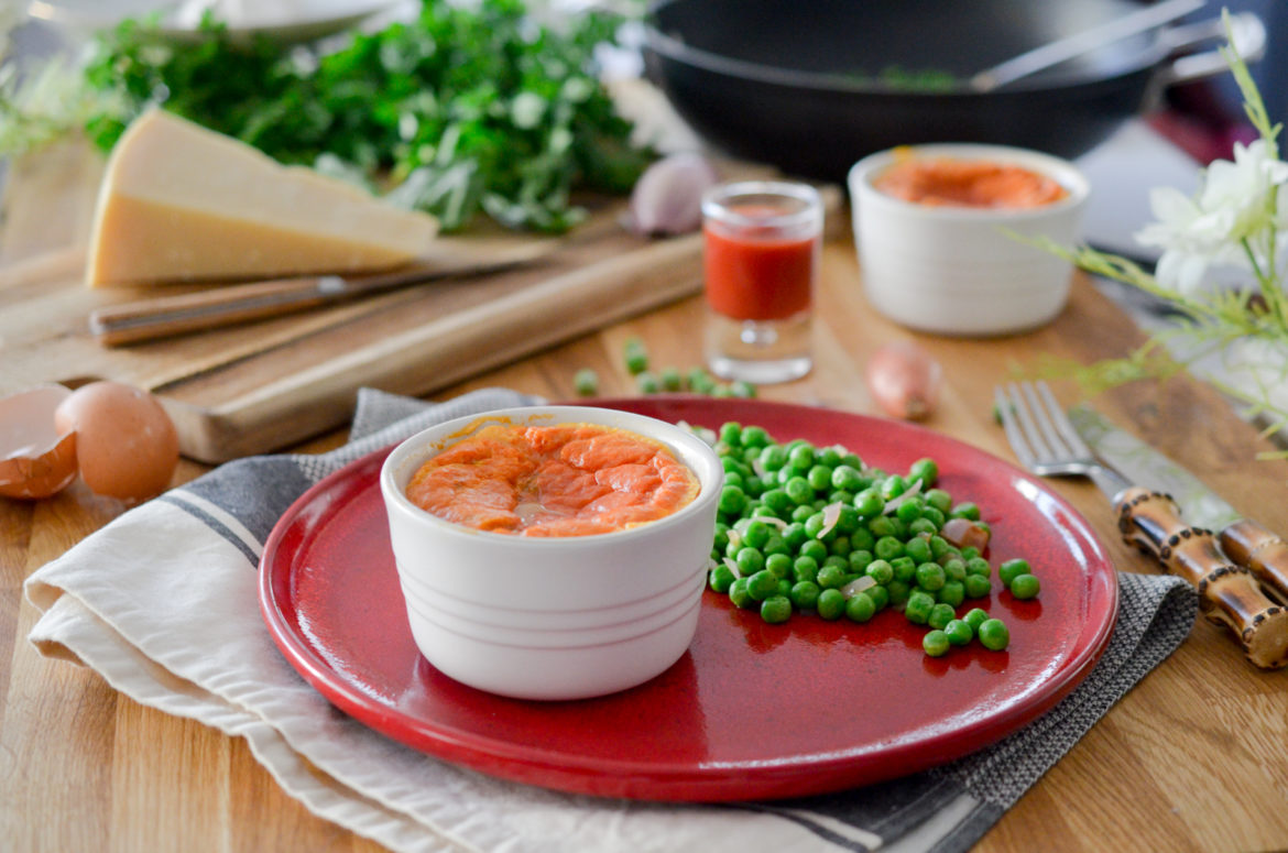 Flan Tomate Mozzarella 5 Flan Tomate Mozzarella 5