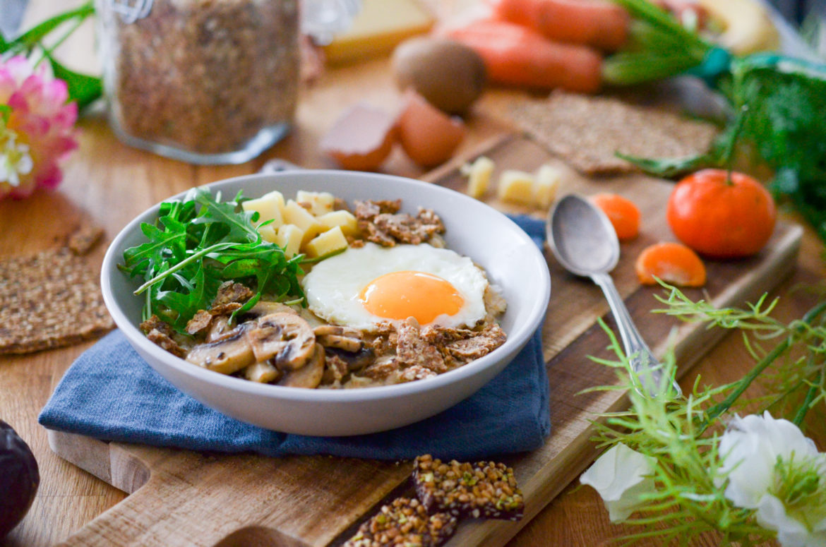 Recette Porridge Sale Champignons Recette Porridge Sale Champignons