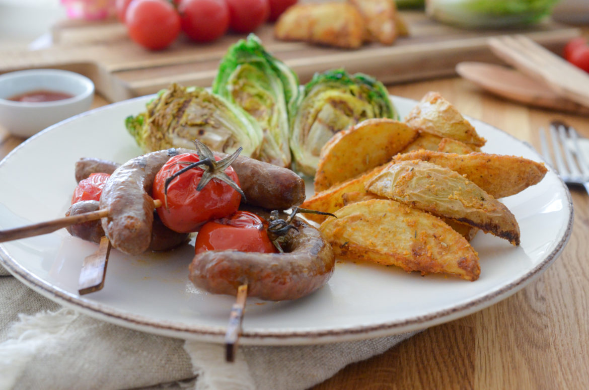 Recette Brochettes Saucisses Potatoes 2 Recette Brochettes Saucisses Potatoes 2