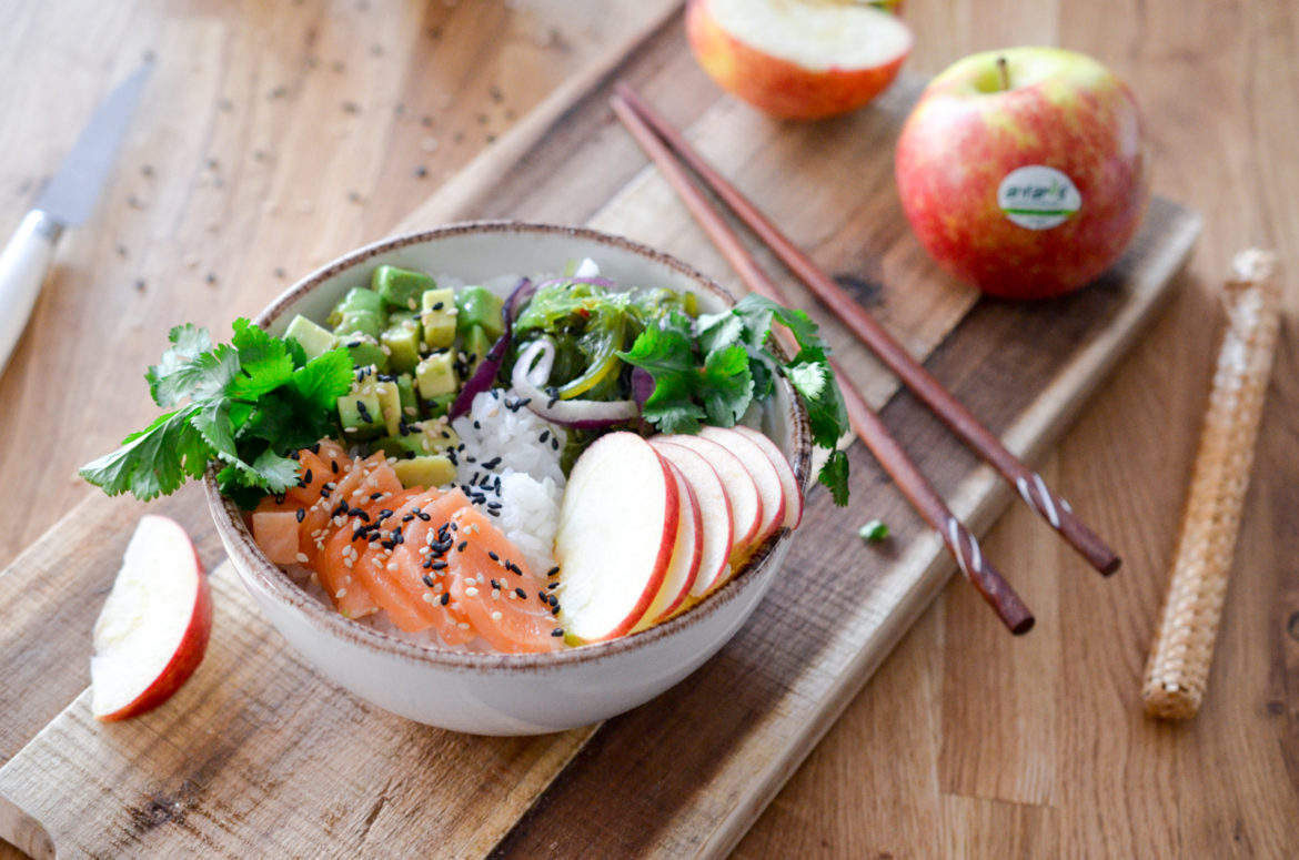 Recette Poke Bowl Saumon Pomme Antares 5 Recette Poke Bowl Saumon Pomme Antares 5
