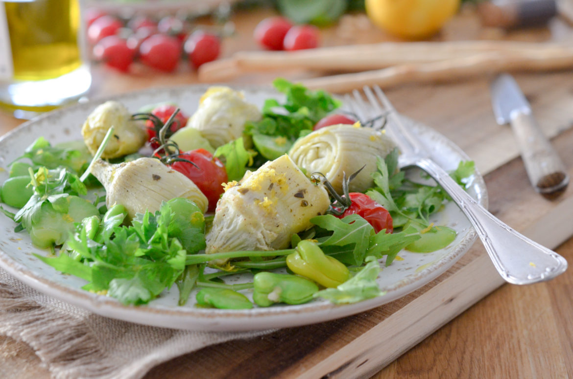 Recette Salade Artichauts Feves Citron 3 Recette Salade Artichauts Feves Citron 3