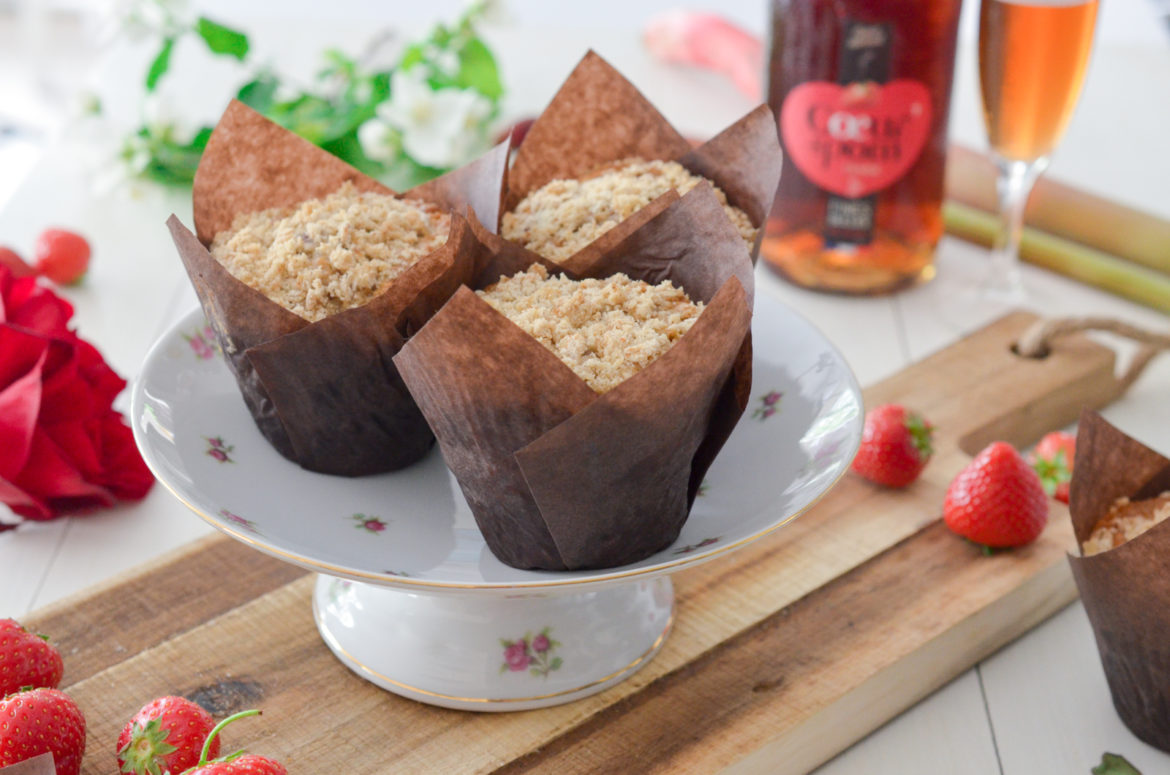 Recette Muffins Fraise Rhubarbe Coeur De Pom 3 Recette Muffins Fraise Rhubarbe Coeur De Pom 3