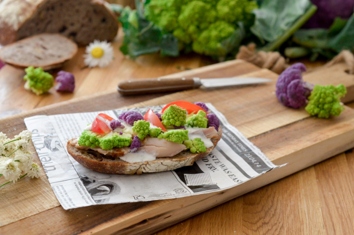 Recette Tartine Romanesco Caesar Carpaccio 2 Recette Tartine Romanesco Caesar Carpaccio 2