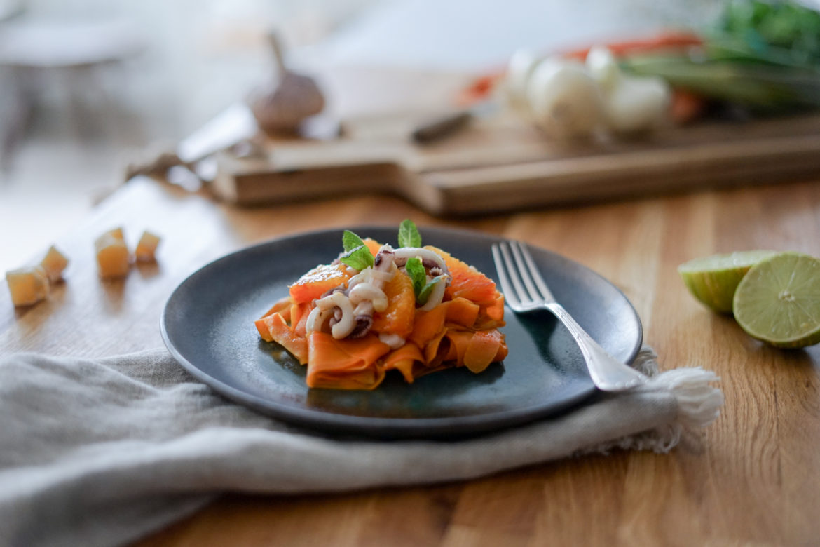 Recette Encornets Curry Carotte Orange 4 Recette Encornets Curry Carotte Orange 4