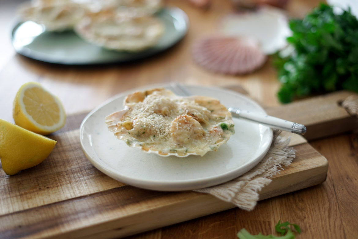 Recette Saint Jacques Gratinees 2 Recette Saint Jacques Gratinees 2
